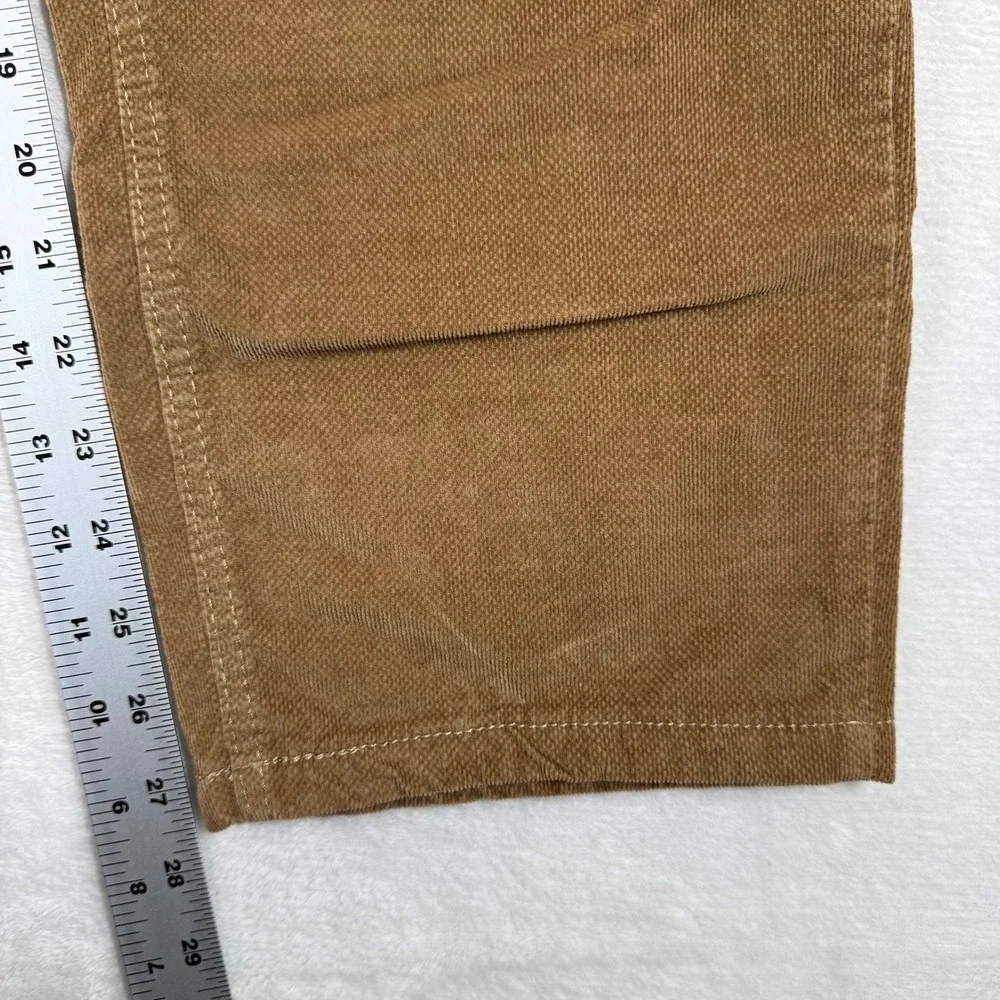 Brax Cooper Fancy Regular Fit Corduroy Pants Mens 36/34 Brown 5-Pocket 85-3834